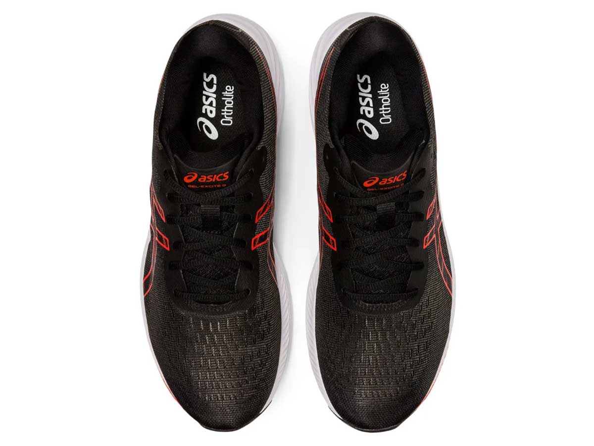 Tenis Running Asics GEL EXCITE 9 Negro Naranja Hombre