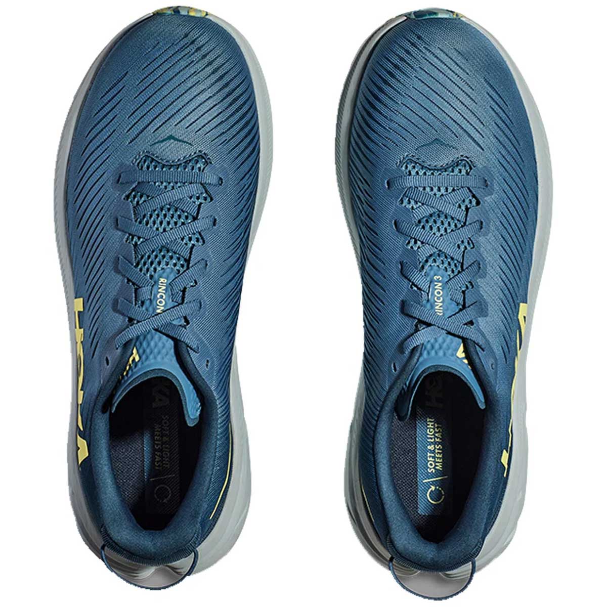 Tenis Hoka Running RINCON 3 Azul Acero Hombre