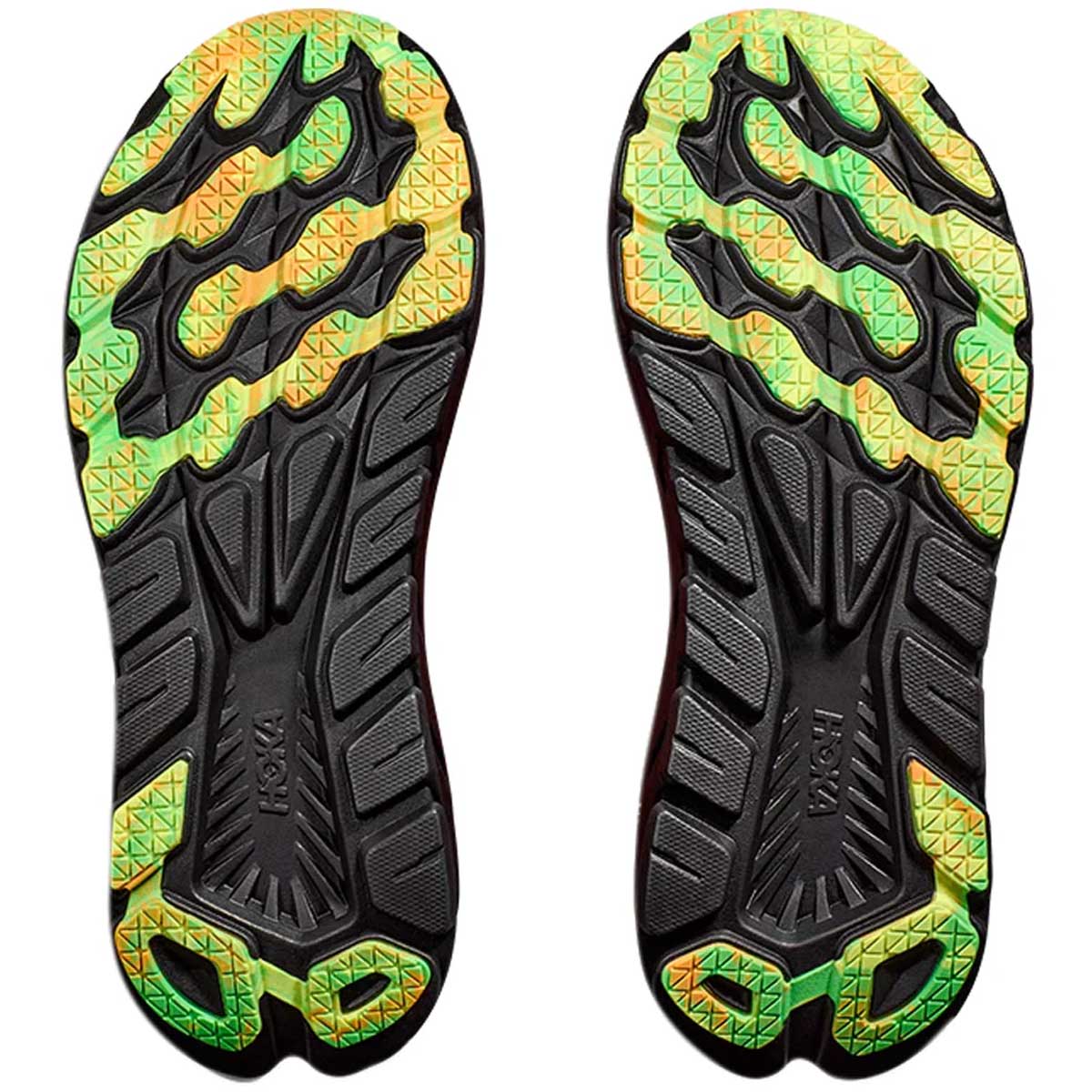 Tenis Hoka Running RINCON 3 Naranja Negro Hombre