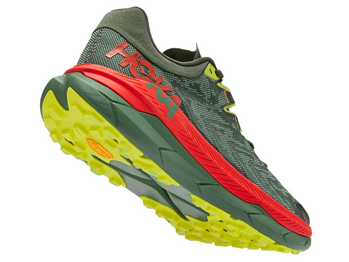 Tenis Hoka Trail Running TECTON X Verde Hombre