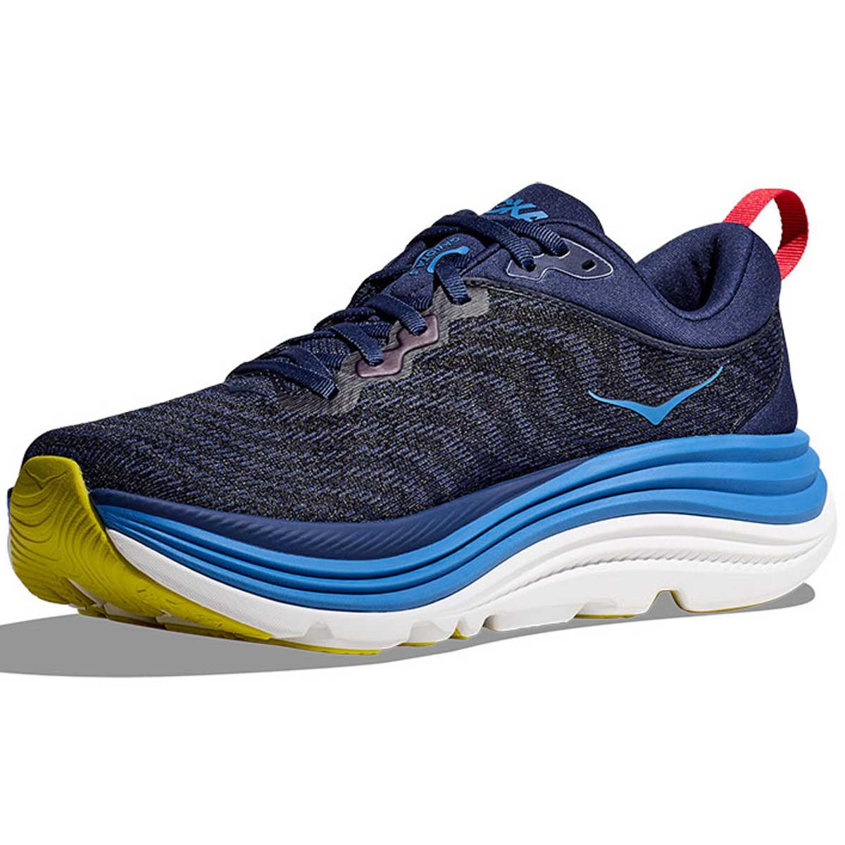 Tenis Hoka Running GAVIOTA 5 Azul Naranja Hombre