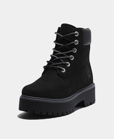 Bota Stone Street 6 Inch Waterproof para Mujer, Negro